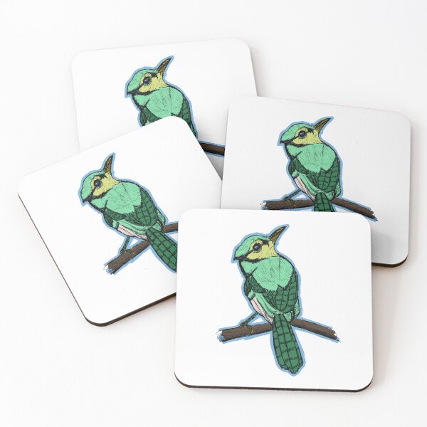 Item preview,  cute bird, sweet cartoon drawing, girly and childish  designed and sold by Half Mess.