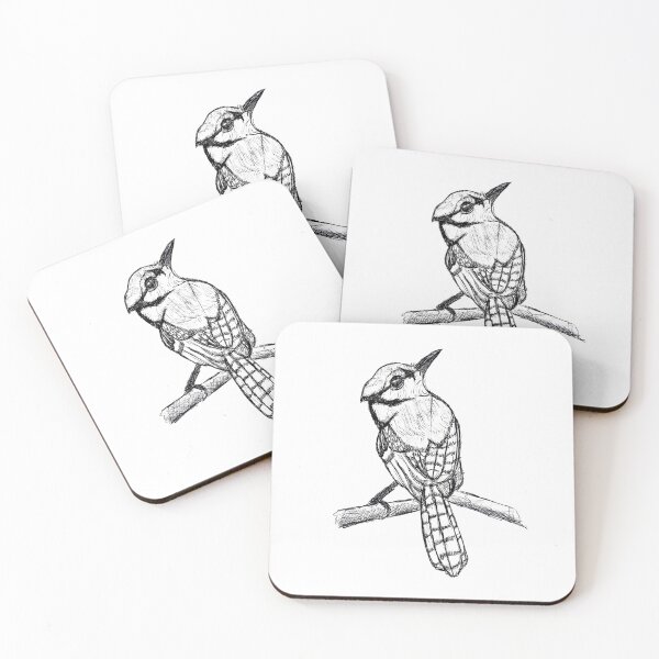 Item preview, cute bird, sweet cartoon drawing, girly and childish  designed and sold by Half Mess.