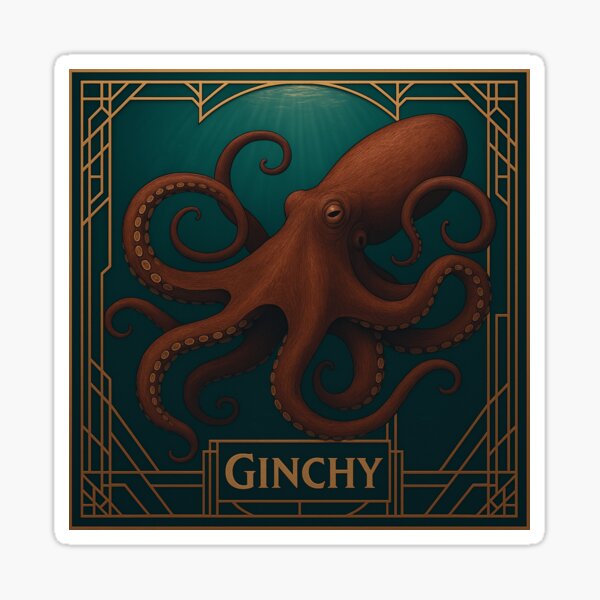 Item preview, Art Deco Giant Pacific Octopus designed and sold by Paulie25.