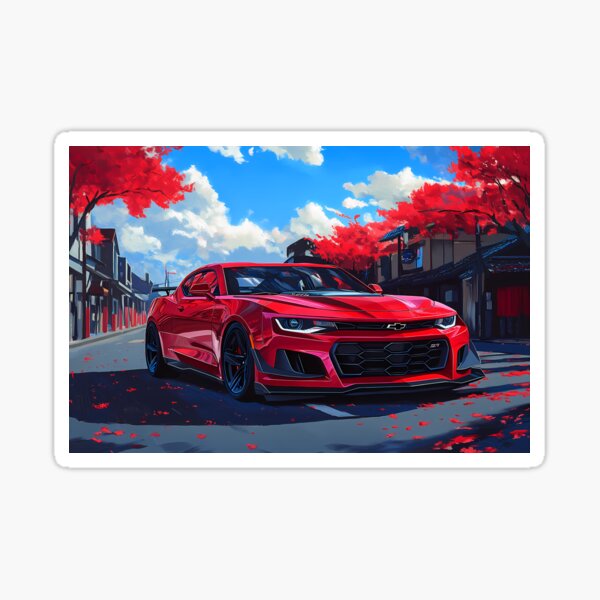 Item preview, Samurai in the Fast Lane Camaro LZ1  |  Anime Style designed and sold by AutoPopStudio.