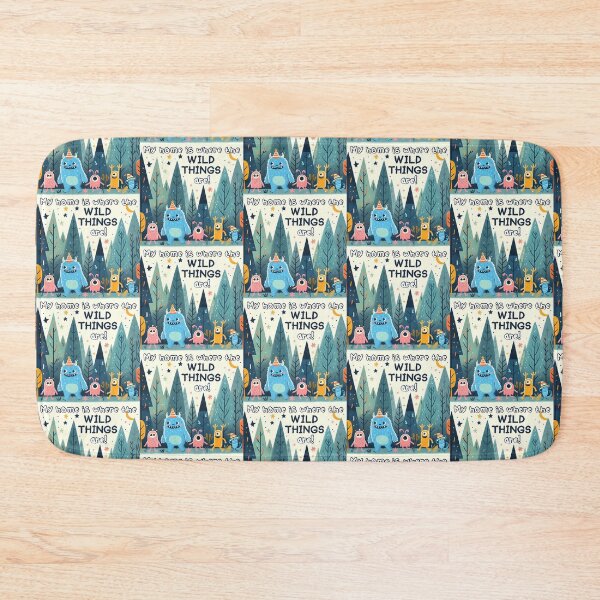 Item preview, My Home Is Where The Wild Things Are! designed and sold by BeFadDesigns.