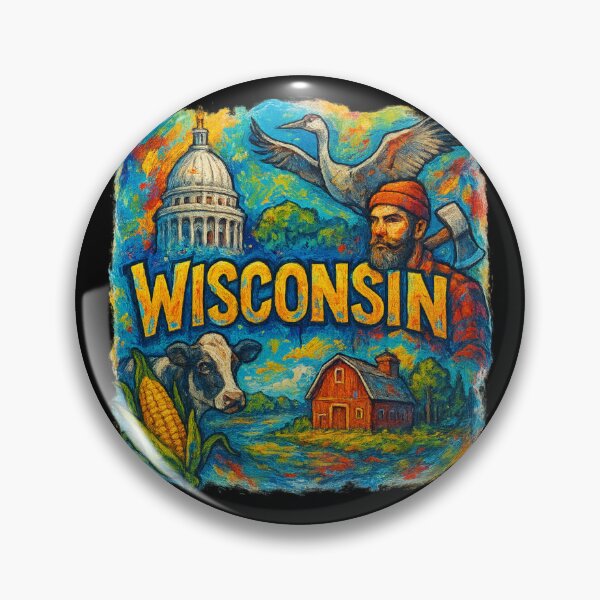 Item preview, Wisconsin designed and sold by 966 A.D..