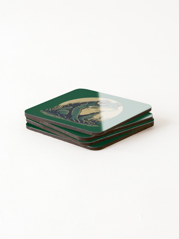 Thumbnail 4 of 5, Coasters (Set of 4), Mr Frog designed and sold by Rislam.