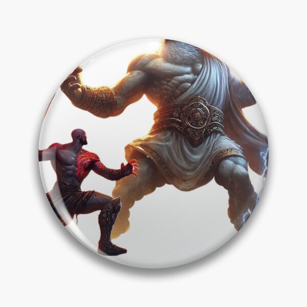 Item preview, Kratos vs Zeus | GOW designed and sold by GeekArtUniverse.