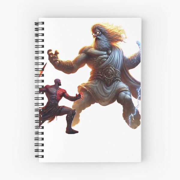 Item preview, Kratos vs Zeus | GOW designed and sold by GeekArtUniverse.