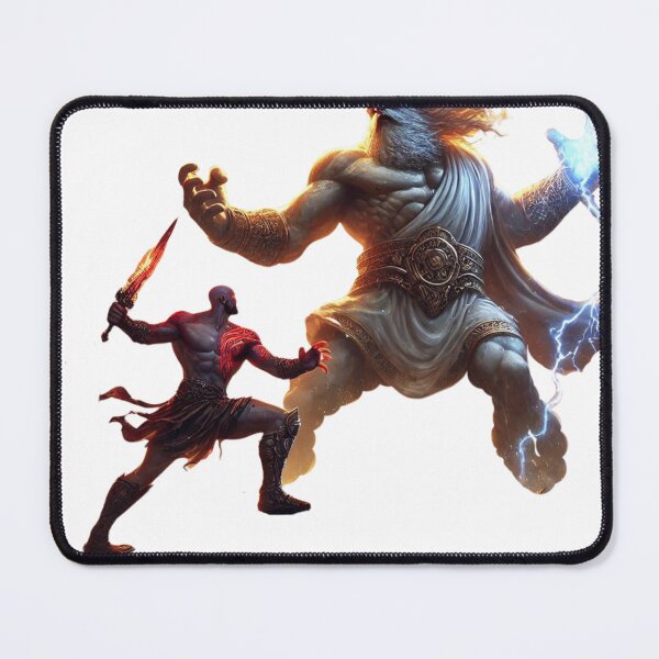 Item preview, Kratos vs Zeus | GOW designed and sold by GeekArtUniverse.