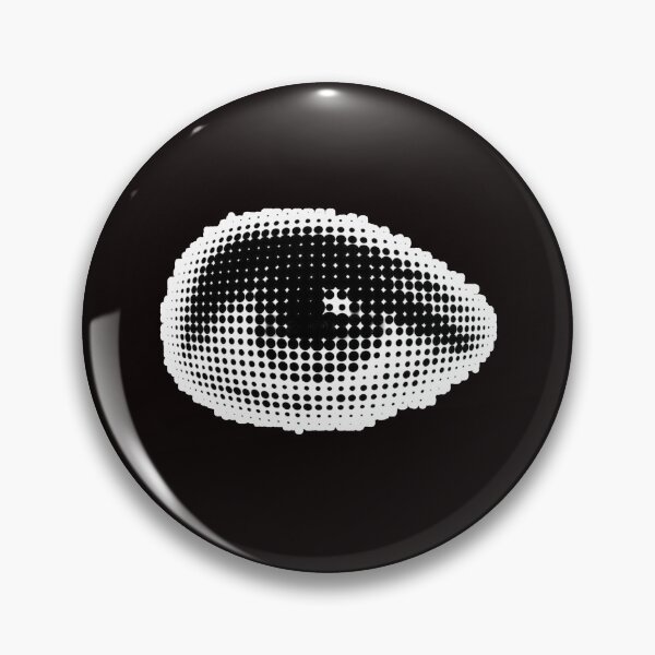Item preview, eye halftone pattern designed and sold by Ratatatts.