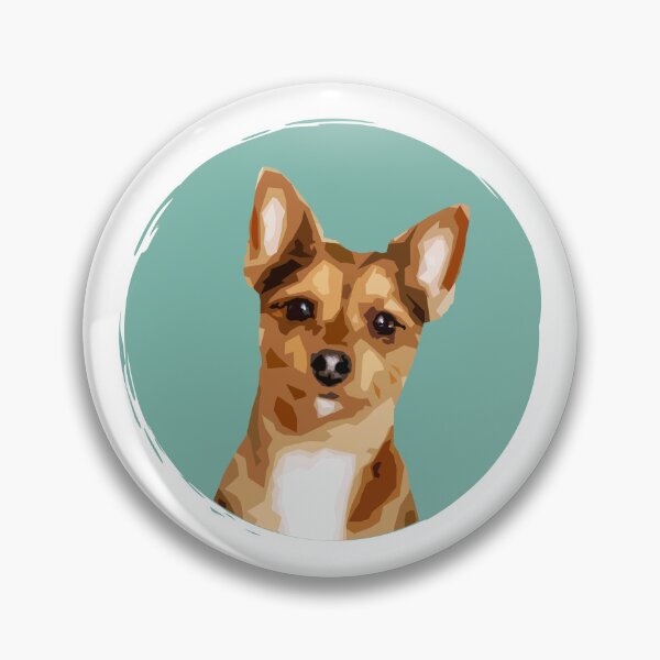 Item preview, Jeffrey Dog Pop Art - Paint Circle - Cute - WPAP designed and sold by inkandmoth.