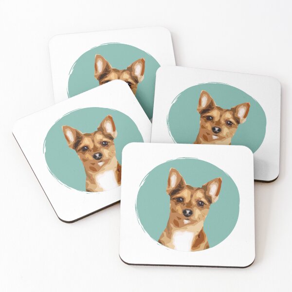 Item preview, Jeffrey Dog Pop Art - Paint Circle - Cute - WPAP designed and sold by inkandmoth.