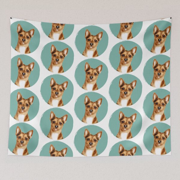 Item preview, Jeffrey Dog Pop Art - Paint Circle - Cute - WPAP designed and sold by inkandmoth.