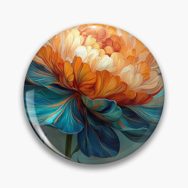 Item preview, Fantasy Single Hydrangea Floral  Abstract Art designed and sold by MargaretWiktor.