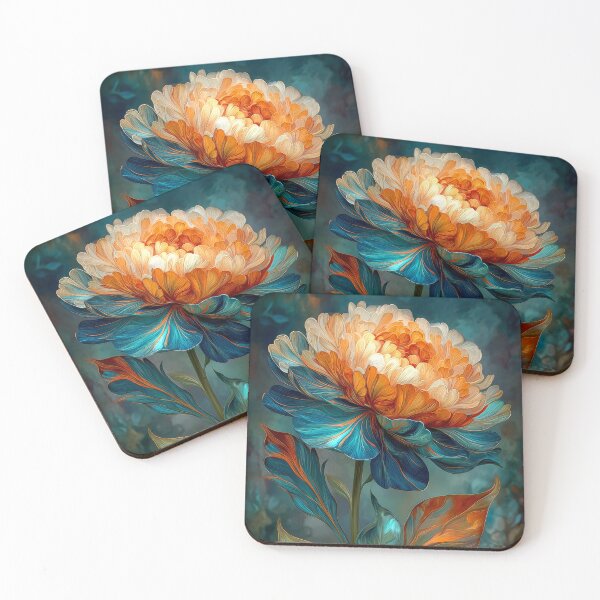 Item preview, Fantasy Single Hydrangea Floral  Abstract Art designed and sold by MargaretWiktor.