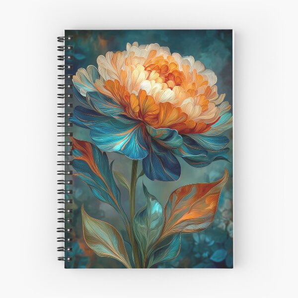 Item preview, Fantasy Single Hydrangea Floral  Abstract Art designed and sold by MargaretWiktor.