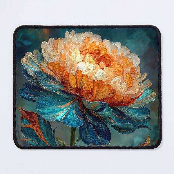Item preview, Fantasy Single Hydrangea Floral  Abstract Art designed and sold by MargaretWiktor.