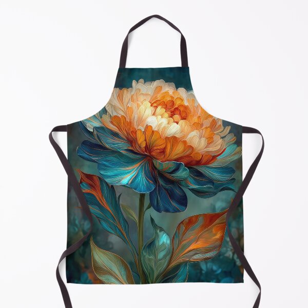 Item preview, Fantasy Single Hydrangea Floral Abstract Art designed and sold by MargaretWiktor.