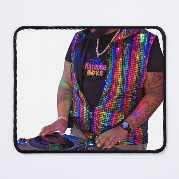 Item preview, DJ P-Lo The Karaoke Boys Turntables Tee designed and sold by TheKaraokeBoys.