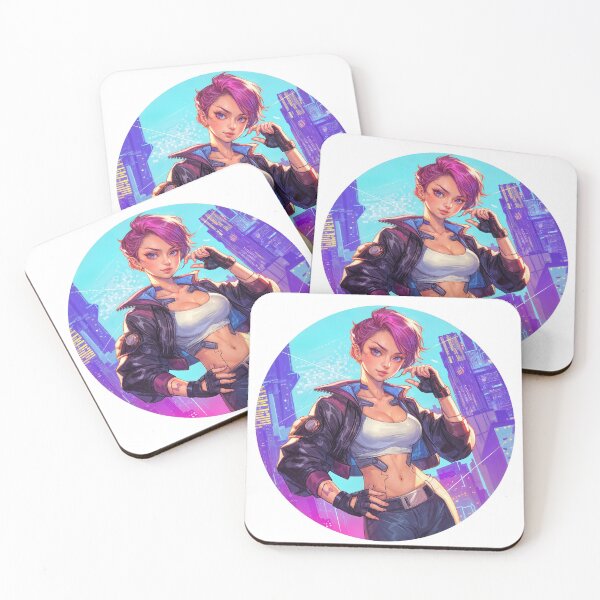 Item preview, Cyberpunk Ripperdoc Waifu designed and sold by Nova Thorne Designs.