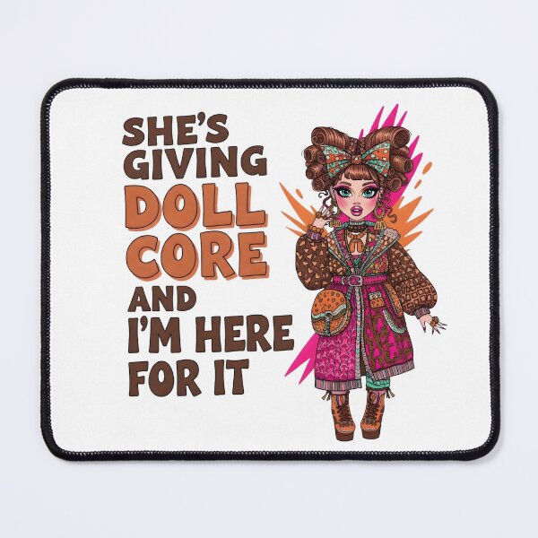 Item preview, She’s Giving Dollcore – Maximalist Fashion Statement Digital Art designed and sold by AnnDesignStudio.