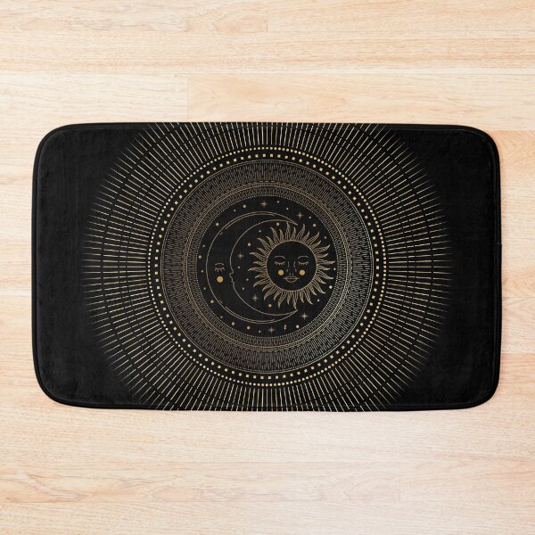 Item preview, Golden Resting Sun and Moon designed and sold by Fadastic.