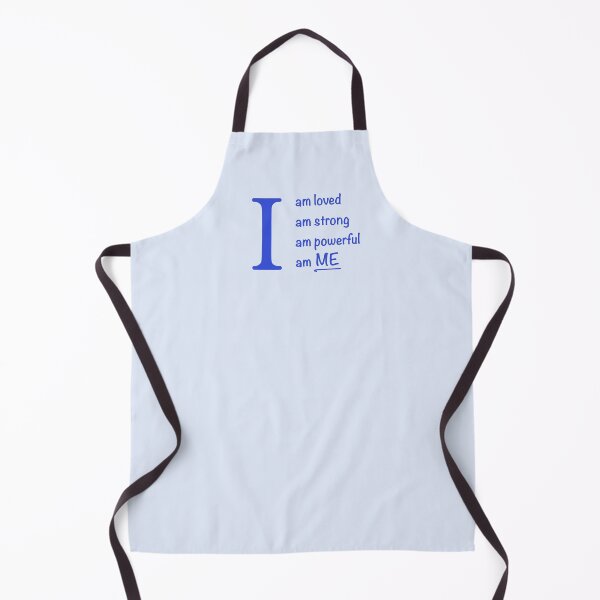 Item preview, I am... loved, strong, powerful, ME. Blue designed and sold by ClearAndHappy.