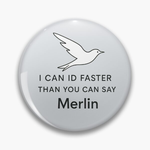 Item preview, I Can ID Faster Than You Can Say Merlin – Funny Birding Minmalist Design designed and sold by Brainy Bird's Place.