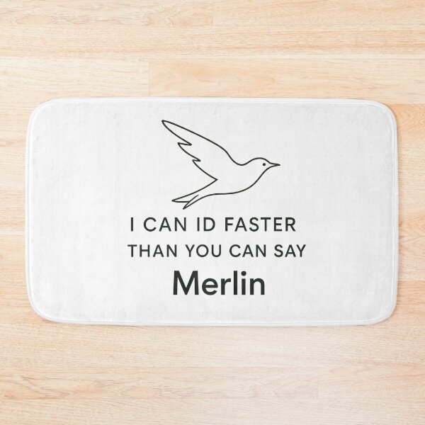 Item preview, I Can ID Faster Than You Can Say Merlin – Funny Birding Minmalist Design designed and sold by Brainy Bird's Place.