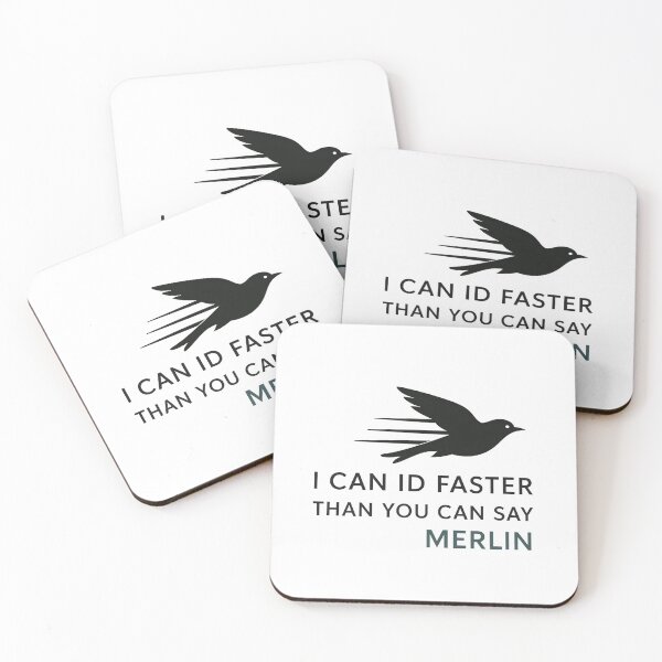 Item preview, I Can ID Faster Than You Can Say Merlin – Funny Birding Design designed and sold by Brainy Bird's Place.
