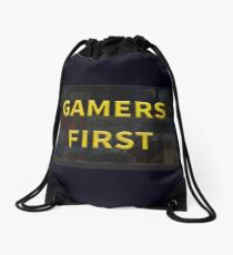 Gamers First Drawstring Bag