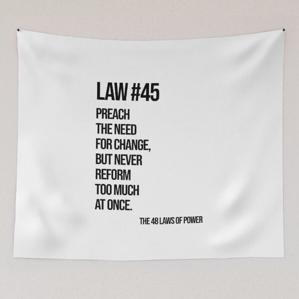 Item preview, Law 45 Poster – 48 Laws of Power designed and sold by Enea Kelo.