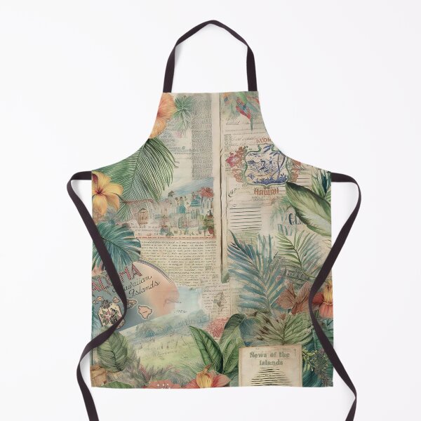 Artikelvorschau, Vintage Hawaiian Scrapbook Seite 3 entworfen und verkauft von J Marielle Designs.