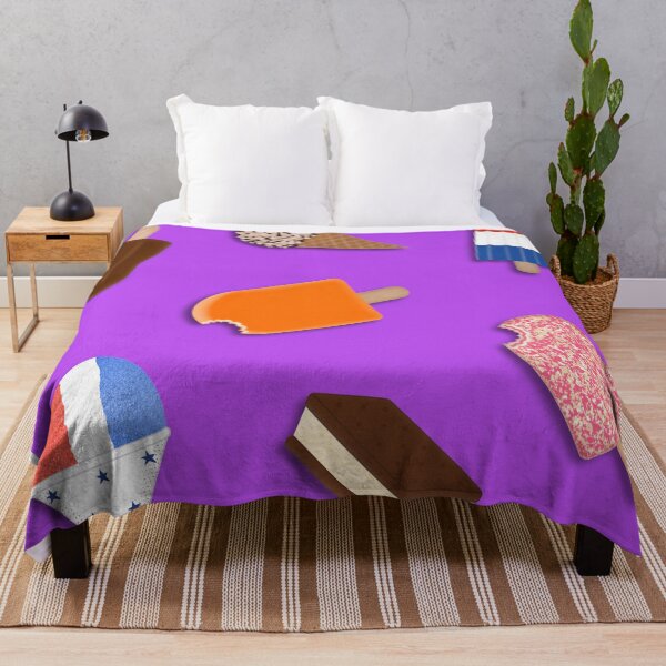 Item preview, Ice Cream Pop Cone Sandwich On Purple designed and sold by MBeesShop.
