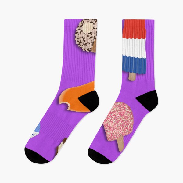 Item preview, Ice Cream Pop Cone Sandwich On Purple designed and sold by MBeesShop.