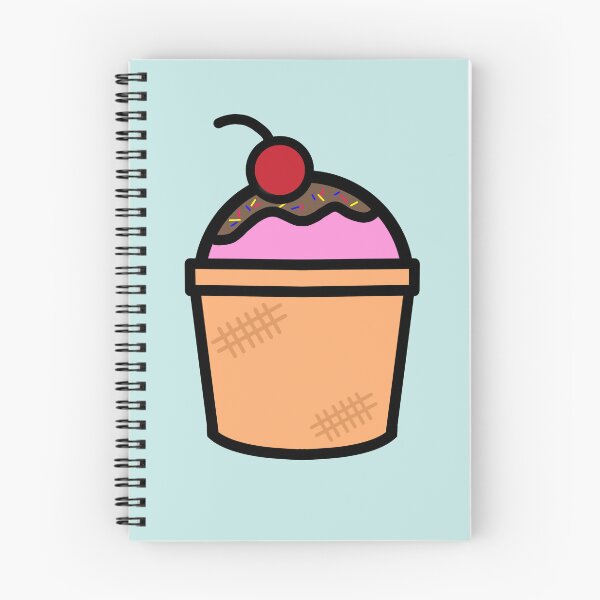 Aperçu de l'œuvre glace à la fraise dans une coupe avec une cerise sur le dessus créée et vendue par IzzyMusique.