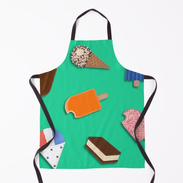 Item preview, Ice Cream Pop Cone Sandwich On Teal Green Blue Turquoise  designed and sold by MBeesShop.