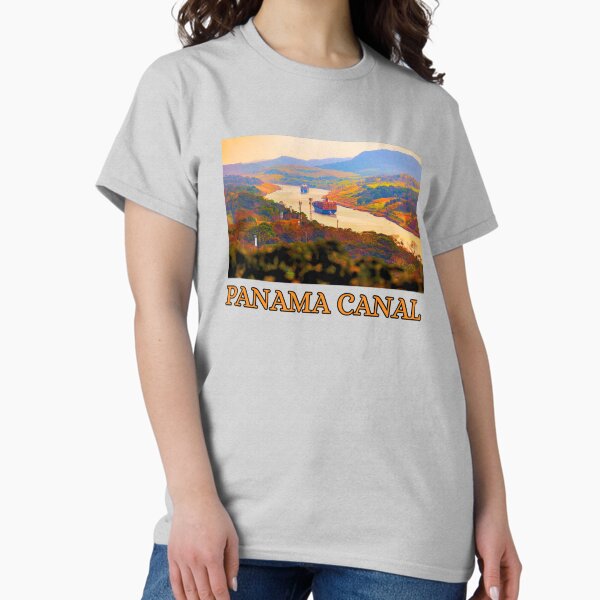 Item preview, Panama Canal Vintage Landscape Scene Dam   designed and sold by Alvaro-Miranda.