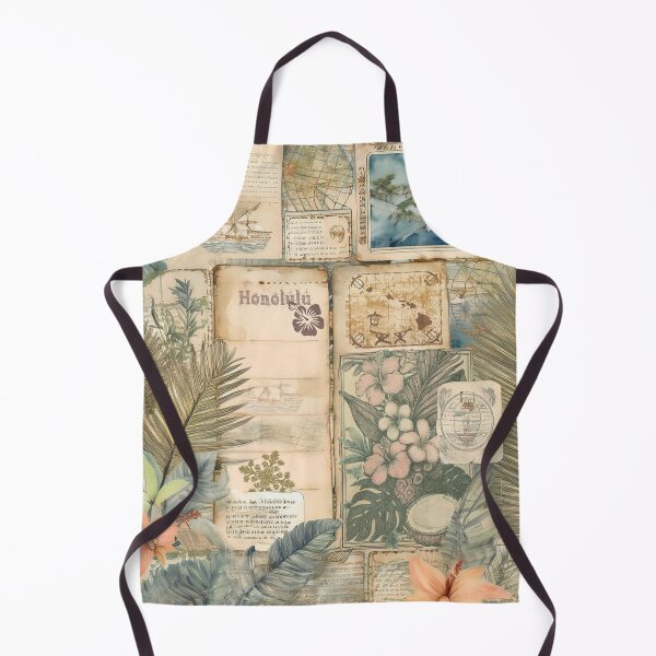 Artikelvorschau, Vintage Hawaiian Scrapbook Seite 4 entworfen und verkauft von J Marielle Designs.