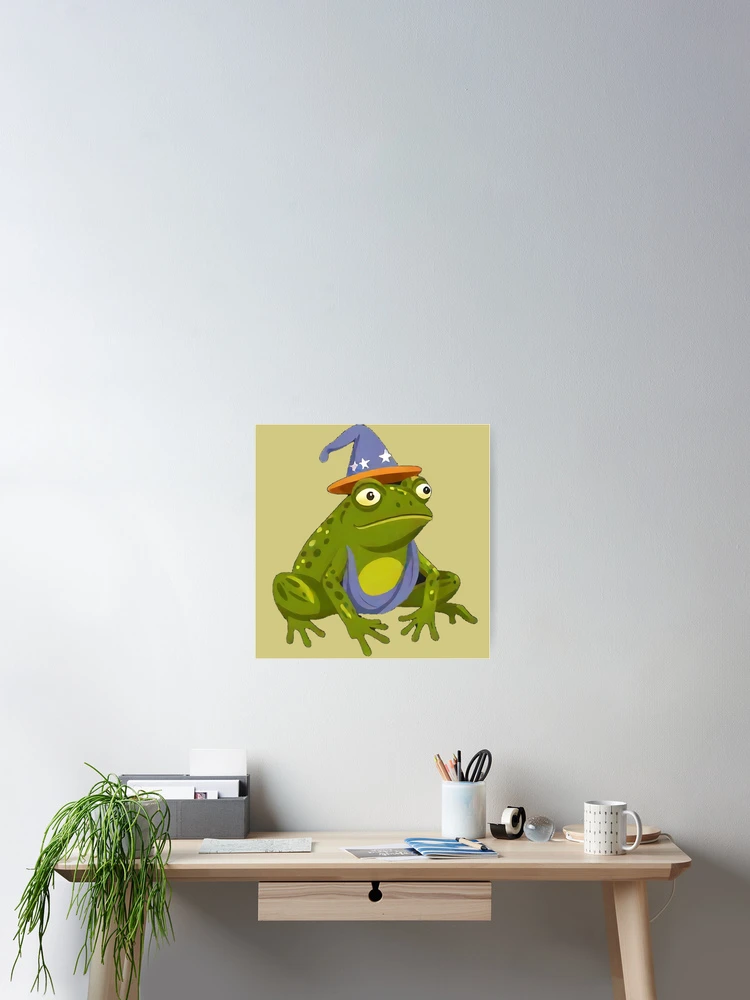 Thumbnail 2 of 3, Poster, Wizard Frog designed and sold by Rislam.