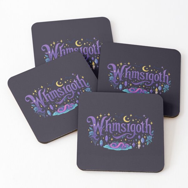 Item preview, Whimsigoth Lettering with Crystals and Moons designed and sold by Ironicdoll.
