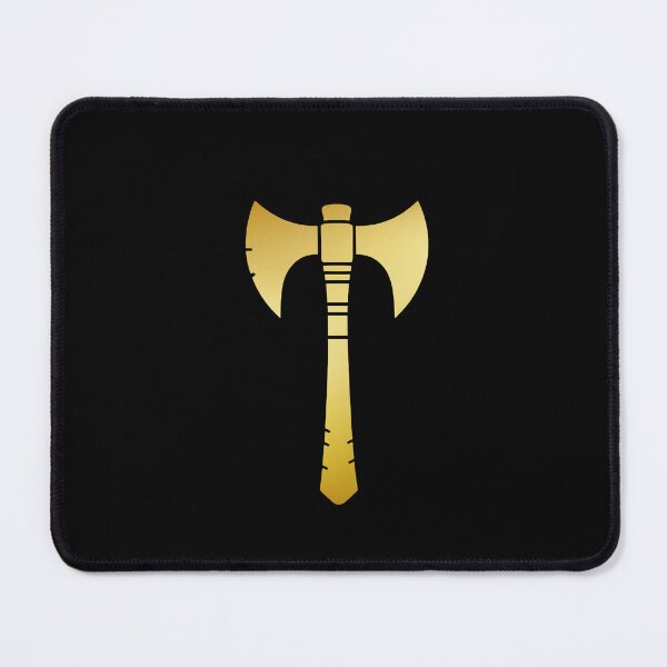 Item preview, Golden Twin-Blade Axe – Epic Fantasy Weapon designed and sold by Evolvity.