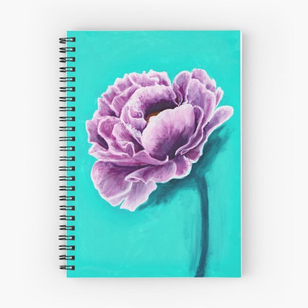 Item preview, Turquoise Peony in Acrilycs designed and sold by Tina White.