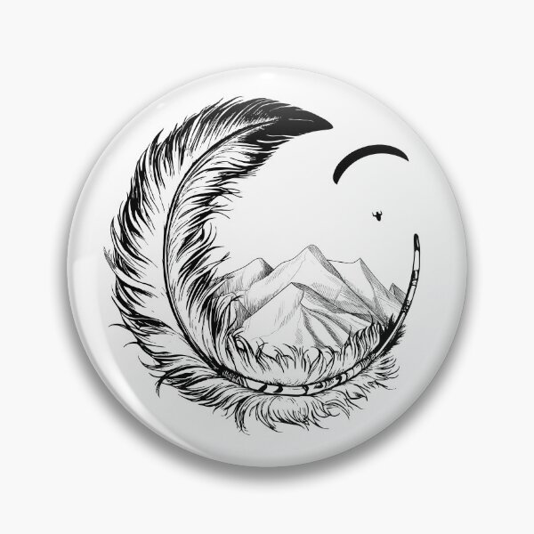 Item preview, Paraglide. Feathers Sky. designed and sold by tabemisa.