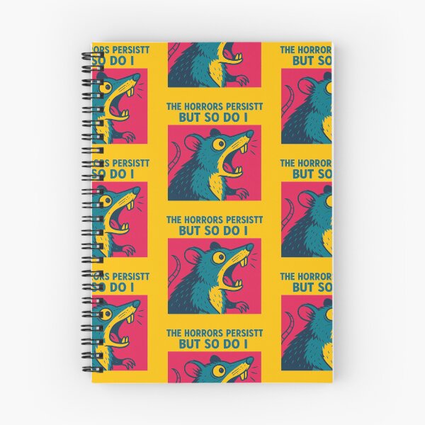 Item preview, The horrors persist but so do I rat pop art designed and sold by OpenArt.