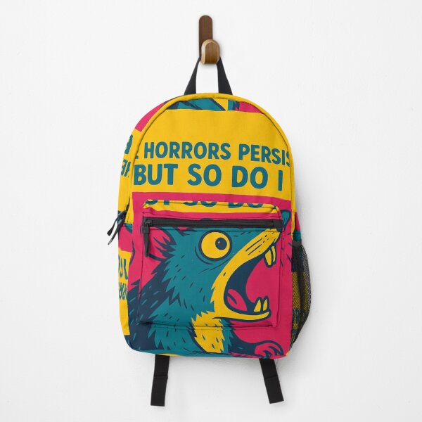 Item preview, The horrors persist but so do I rat pop art designed and sold by OpenArt.