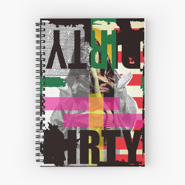 Item preview, Dirty: Rebellious Urban Collage, Chaos and Color, Disintegration in Dirty Style designed and sold by RebelDropAlternative.