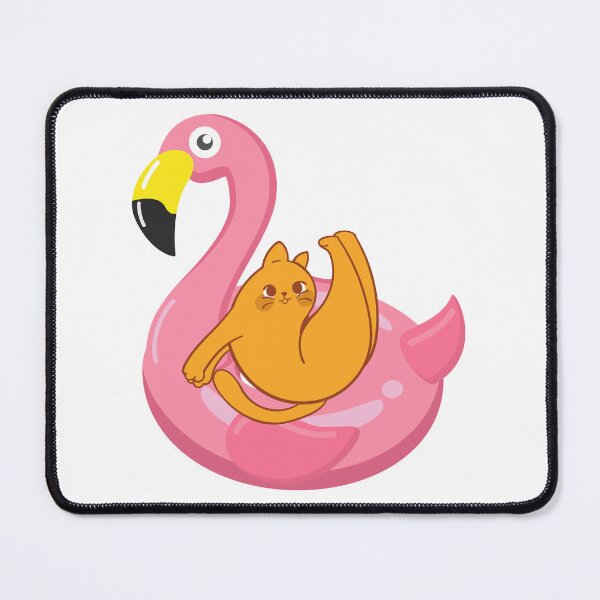 Item preview, flamingo cat  designed and sold by ciarameadows.