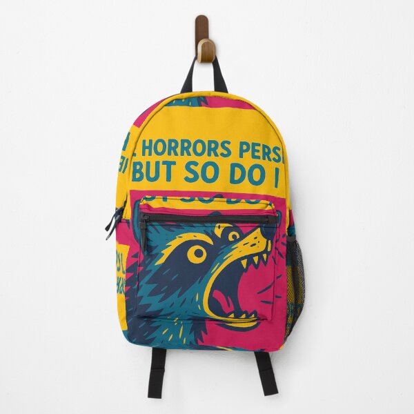 Item preview, The horrors persist but so do I raccoon pop art designed and sold by OpenArt.