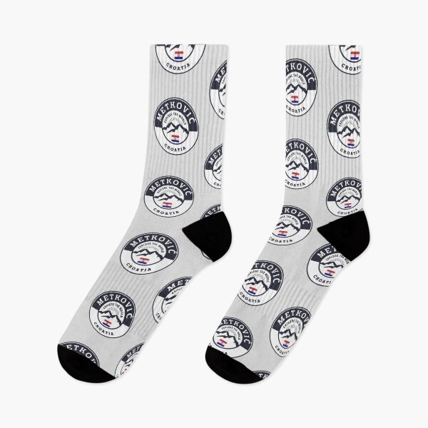 Item preview, Metković Croatia Black and White Crest designed and sold by World Designs.