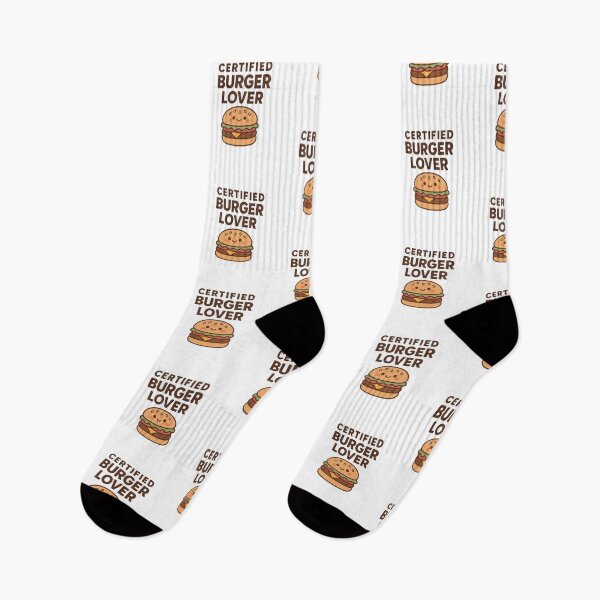 Item preview, Certified Burger Lover – Kawaii Cheeseburger Flat Design designed and sold by VeroChaos.
