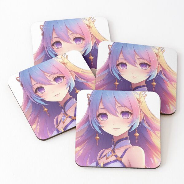 Item preview, Magical anime princess with purple eyes designed and sold by shahinsy.