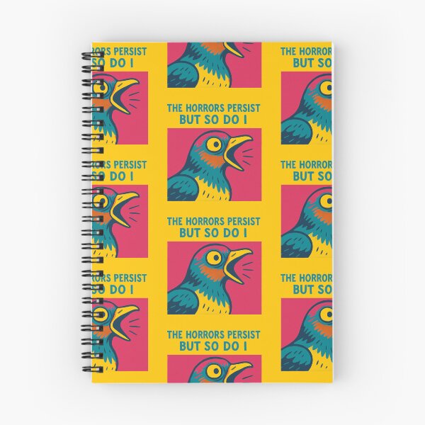 Item preview, The horrors persist but so do I pigeon pop art designed and sold by OpenArt.